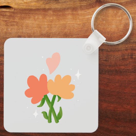 魅惑の庭 キーホルダー (裏面)