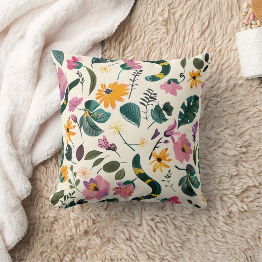 魅惑の庭 クッション (ブランケット)