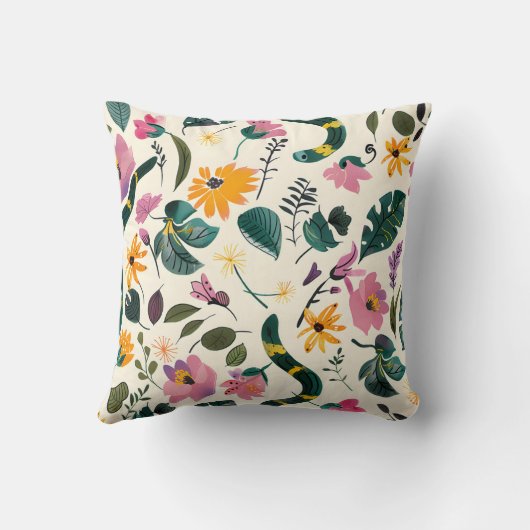 魅惑の庭 クッション (裏面)