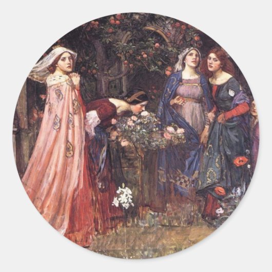 魅惑の庭 ラウンドシール (正面)