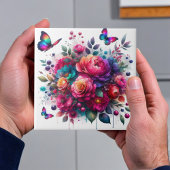 魅惑の庭：花交響楽団 タイル