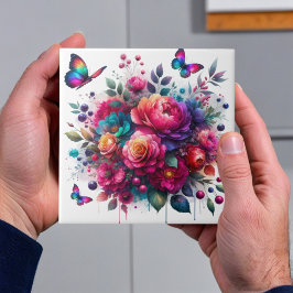 魅惑の庭：花交響楽団 タイル