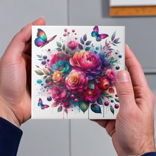 魅惑の庭:花交響楽団 タイル