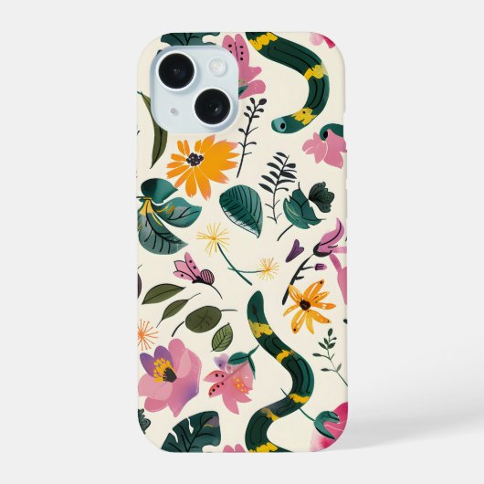 魅惑の庭 iPhone 15ケース (裏面)