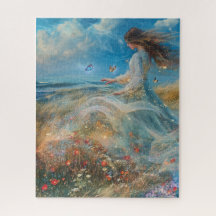 魅惑の恵み：幽霊のような女性のパズル