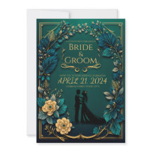 魅惑の愛：エメラルドグリーンと金ゴールド