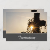 魅惑の招待状カードと聖十字架 招待状 (正面/裏面)