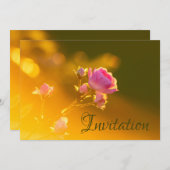 魅惑の招待状 オーキッド付き 招待状 (正面/裏面)