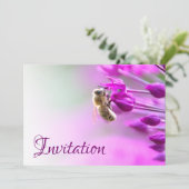 魅惑の招待状 花と蜂 招待状 (スタンド正面)