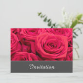 魅惑の招待状 赤いバラ 招待状 (スタンド正面)