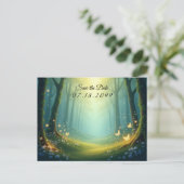 魅惑の日に照らされた夏の森 シーズンポストカード (スタンド正面)