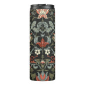 魅惑の暗いヴィンテージフローラ鳥 タンブラー (裏面)