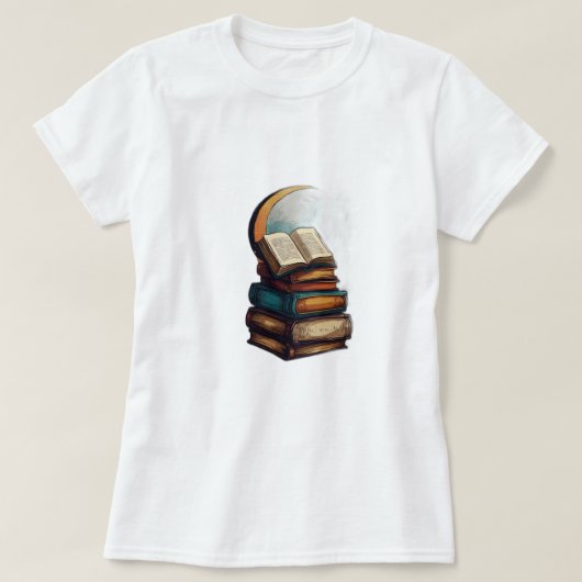 魅惑の書架T天L Tシャツ (デザイン正面)
