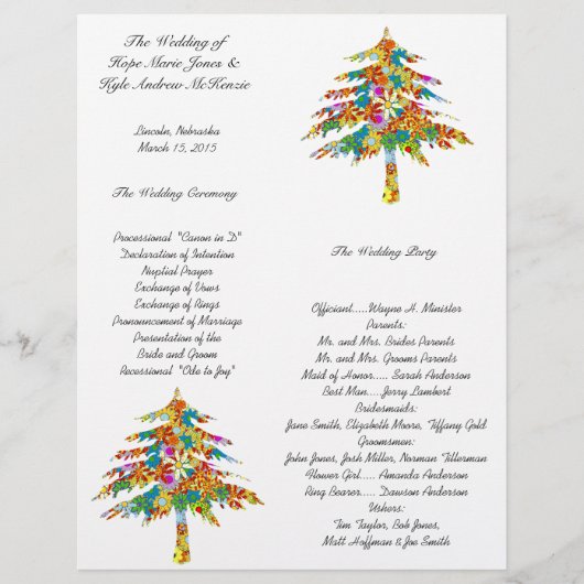 魅惑の松の木結婚林 (正面)