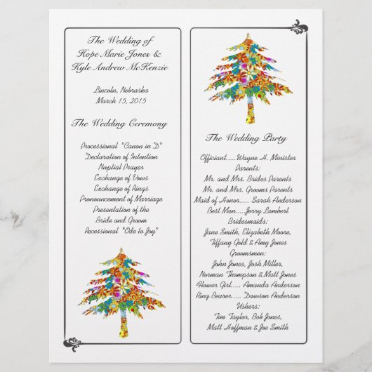 魅惑の松の木結婚林 (正面)