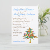 魅惑の松の木結婚林 招待状 (スタンド正面)