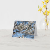 魅惑の桜のグリーティングカード カード (黄色い花)