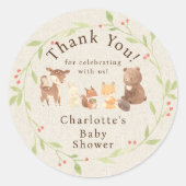 魅惑の森ありがとう ラウンドシール (正面)