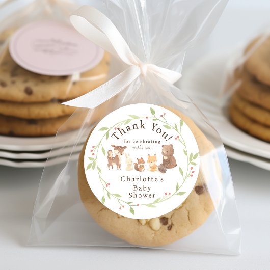 魅惑の森ありがとう ラウンドシール