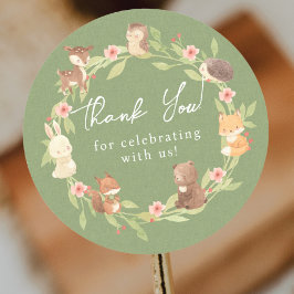 魅惑の森ありがとう ラウンドシール