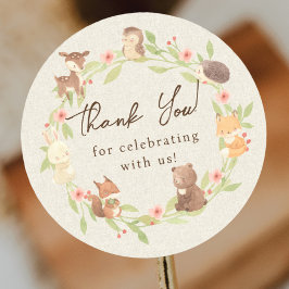 魅惑の森ありがとう ラウンドシール