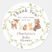 魅惑の森ありがとう ラウンドシール (正面)