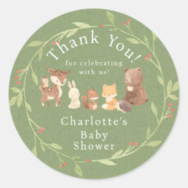 魅惑の森ありがとう ラウンドシール