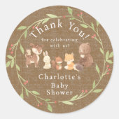 魅惑の森ありがとう ラウンドシール (正面)