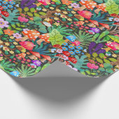 魅惑の森おとぎ話の庭のシ素朴ーン ラッピングペーパー (角)