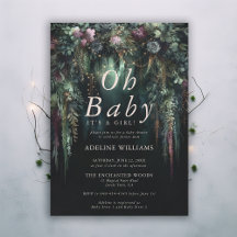 魅惑の森おとぎ話の森の赤ちゃんシャワー