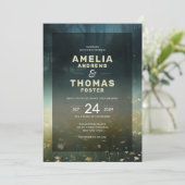 魅惑の森お洒落の妖精結婚語 招待状 (スタンド正面)