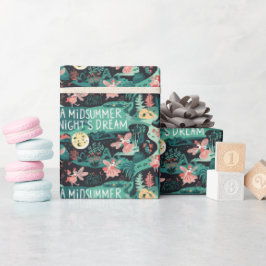 魅惑の森お洒落：妖精 ラッピングペーパー