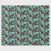 魅惑の森お洒落：妖精 ラッピングペーパー (フラット)