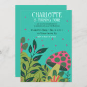 魅惑の森とキノコの童話の庭 招待状 (正面/裏面)