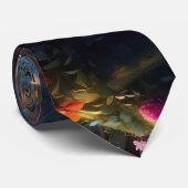 魅惑の森と神秘的なオアシス ネクタイ (ロール)