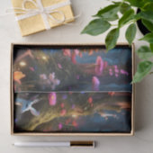 魅惑の森と神秘的なオアシス 薄葉紙 (ギフト)