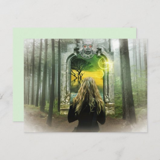 魅惑の森のはがき ポストカード (正面/裏面)