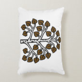 "魅惑の森のアクセント枕 – 純木綿 アクセントクッション (正面(垂直))