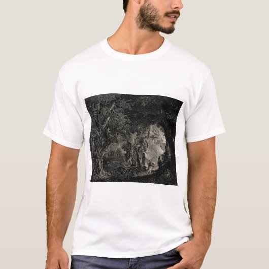 魅惑の森のアルカスト – Paul Sandby - c17 Tシャツ (正面)