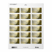 魅惑の森のアーチ ラベル (フルシート)