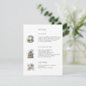 魅惑の森のウェディング エンクロージャーカード (スタンド正面)