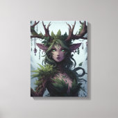 魅惑の森のエコー キャンバスプリント (正面)