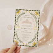 魅惑の森のエンゲージメントパーティー 招待状