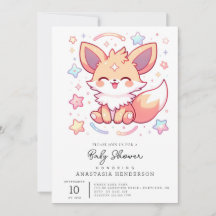 魅惑の森のキツネベビーシャワー