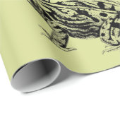 魅惑の森のキノコとカエルカスタム ラッピングペーパー (ロールコーナー)