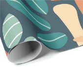 魅惑の森のキノコのパターン ラッピングペーパー (ロールコーナー)