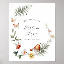 魅惑の森のキノコカスタムの看板 ポスター