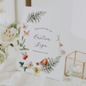 魅惑の森のキノコカスタムの看板 台座サイン