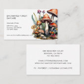魅惑の森のキノコ幼稚園 名刺 (正面/裏面)