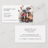 魅惑の森のキノコ幼稚園 名刺 (正面/裏面)